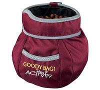 TRIXIE snack bag - quick access - protection against rain - with fastening clip - reflective elements - with poo bag dispenser - various colours - random selection - ø 11 × 16 cm - 32281