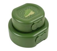 Trixie Snack Box Set comprising 2 Boxes with Animal Motifs, PP Material, Clip Closure, Dishwasher-Safe, 11.5x10.5x4.5 cm, from 3 Years for Nursery, School, After-School Care and on the go