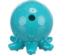 TRIXIE Snack Octopus ? Dog toy with snack function ? Silent ? Slots for pastes and treats ? TPR ? 34933