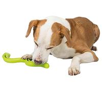 TRIXIE Snack Snake - Dog toy made of TPR - Can be filled with paste or treats - Promotes dexterity and concentration - 42 cm - 34949