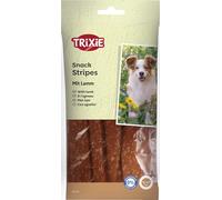 TRIXIE Snack Stripes - Dog Snacks with Lamb - No Added Sugar - 10 Snacks - 100 g Package Weight - 31772