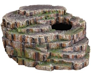 TRIXIE snake cave - rainforest look - optimal retreat - ideal as a moulting area - also for aquariums - removable lid - polyester resin - 26 x 20 x 13 cm - 76199