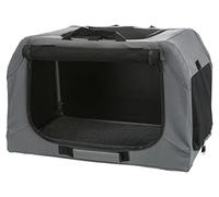 Trixie Transport Easy Mobile Kennel for Dogs Grey - Medium-Large