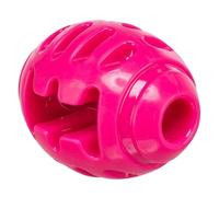 TRIXIE Soft & Strong Rugby Dog Tug Toy, Soft TPR - Pink - 8.5 cm