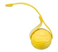 TRIXIE Sporting ball on strap, floats, TPR, ø 6 × 20 cm, lime