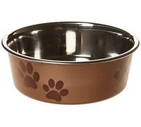 Trixie Dog Plastic Coated Stainless Steel Bowl - 0.3 l/ø 12 cm