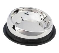 Trixie Stainless Steel Feed Cat Bowl for Short-Nosed Breeds - 19cm