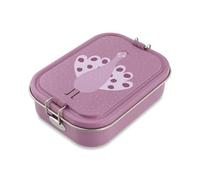 Trixie Stainless Steel Lunchbox for Kids, Boys and Girls Metal Box | Leak-proof lunch box with compartments for boys and girls, bento box made of tin, robust school bag provisions, set of 2