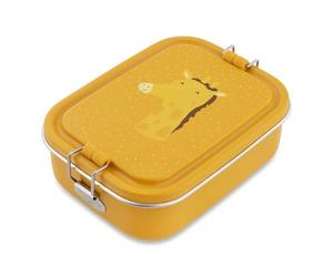 Trixie Stainless Steel Lunchbox for Kids, Boys and Girls Metal Box | Leak-proof lunch box with compartments for boys and girls, bento box made of tin, robust school bag provisions, set of 2