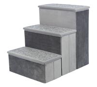 Trixie Staircase With Storage Space Silver 34 x 45 x 50 cm