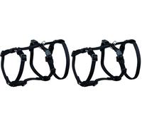 Trixie Stay harness, XS-S: 30-40 cm/10 mm, black (Pack of 2)