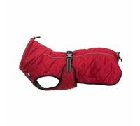 Trixie Stylish Red Quilted Minot Dog Coat Waterproof, Fleece Lining & Reflective