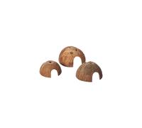 Trixie Three Coconut Hideaway Home, 10 x 12 x 8 cm, Pack of 3