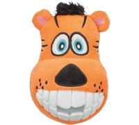 Trixie Tiger Plush Dog Toy and TPR Soft Plush with Durable Thermoplastic Rubber, Built-in Interactive Dog Toy