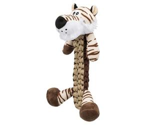 TRIXIE Tiger Plush Toy, 32 cm - Durable plush toy for dogs & cats - Soft polyester - Ideal for cuddling & play - 35727