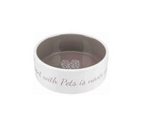 Trixie "Time Spent with Pets is Never Wasted" Ceramic Bowl - 0.8 L / 16 cm
