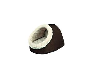 Trixie Timur Cuddly Cave, 35 x 26 x 41cm - Cave Cat Bed 41cm Small Dog Igloo - cave trixie timur cat bed cuddly 35 26 41 cm small dog igloo suede