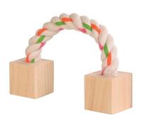 Trixie Toy with Wooden Block for Small Animals - 20cm