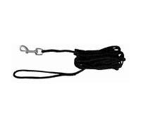 Trixie Round Tracking Leash for Dogs Black - Small/Medium - 15 m/5 mm