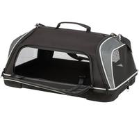 TRIXIE transport bag Boarding for dogs in black - practical carrier bag for transporting your pet during air travel - comfortable for both dog and owner - 28907
