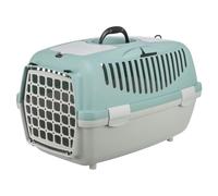 Trixie travel basket capri light grey/sage Xs-s 55x37x34cm