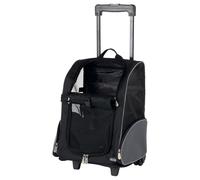 Trixie Nylon Trolley, 36 ﾗ 50 ﾗ 27 Cm, Black/ Grey - Trolleycm Black Dog Pet - trolley trixie cm nylon 36 50 27 black grey dog pet backpack