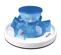 Trixie Tunnel Cat Feeding Station Blue/White