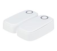 TRIXIE TX2 Automatic Pet Feeder for Dogs & Cats - 2 × 0.3 l - Includes 2 Cool Packs - Up to 48 h Feeding Interval - Dishwasher-Safe Bowls - 27 × 7 × 24 cm
