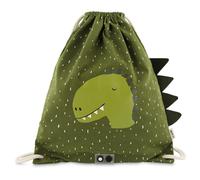 Trixie Unisex Kid's Drawstring Bag Mr. Dino, Green, One Size