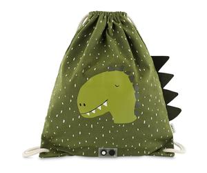 Trixie Unisex Kid's Drawstring Bag Mr. Dino, Green, One Size