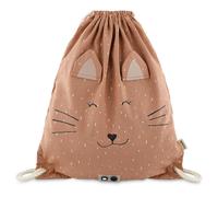 Trixie Unisex Kid's Drawstring Bag Mrs. Cat, Dark Pink, One Size