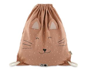 Trixie Unisex Kid's Drawstring Bag Mrs. Cat, Dark Pink, One Size