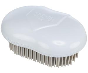 TRIXIE upholstery and textile brush - ergonomic shape - removes pet hair and fluff - plastic/TPR - white - 7 x 10 cm - 23237