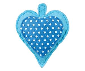 TRIXIE Valerian heart for cats - encourages cats to play - with bell - made of felt and fabric - 11 cm - different colours - random selection - 1 pc - 45779