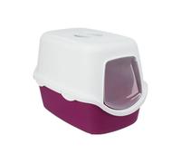 TRIXIE Vico Litter Box - Lid - 40 40 56 cm - Bay and White