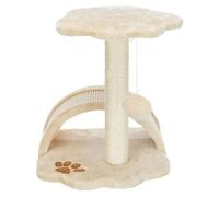 Trixie Vitoria Kitten Scratching Post Plush/Sisal with Plush Ball & Scratch Arch