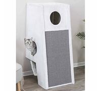 TRIXIE Wall Mounted Cat Scratching Post 110cm Light Grey