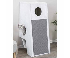 TRIXIE Wall Mounted Cat Scratching Post 110cm Light Grey