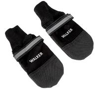 TRIXIE Warm Lined and Water-Repellent Dog Shoes Paw Protection Walker Care Comfort, XXL, Pack of 2, Black- 19475