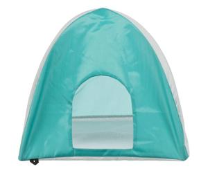 Trixie WigWam Bed for Rabbits Light Grey/Turquoise - 37x35x37cm