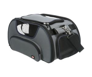 Trixie Wings Airline Carrier for Dogs Grey/Blue - 28x23x46cm