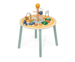 Trixie Wooden Animal Activity Table - Multi-Functional Educational Toy for Toddlers - FSC-Certified Wooden Construction with Interactive Features - 12m+