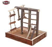 Trixie Wooden Bird Playground Climbing Frame Budgies & Small Parakeets 28x25cm