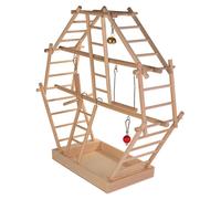 Trixie Wooden Climbing Playground 44X44 Cm For Birds, Canaries, Parakeets