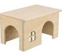 TRIXIE WOODEN GUINEA PIG HOUSE SMALL ANIMAL HIDE 28 X 16 X 18 CM