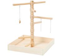 Wooden Playground, 41 × 55 × 41cm - Playground x Trixie Stand Parrot Bird - wooden playground x 41 trixie stand parrot cm bird swing cage 55 toy