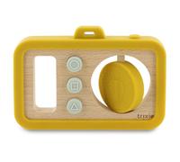 Trixie Wooden & Silicone Baby Camera - Mr. Lion | Sensory Activity Toy for Babies & Toddlers | Safe & Durable | Imaginative Play