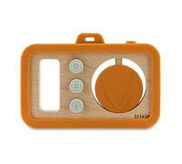 Trixie Wooden & Silicone Baby Camera - Mr. Fox | Sensory Activity Toy for Babies & Toddlers | Safe & Durable | Imaginative Play
