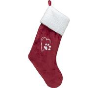 Trixie Xmas Christmas Stocking Plush Red/White