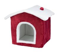 Trixie Xmas Kattenmand Huis Rood / White 35 x 38 x 45 cm